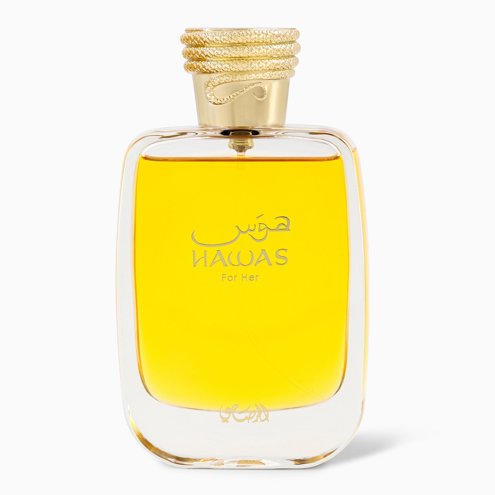 Rasasi Hawas For Her 100ml fragrance bottle for her — pomegranate • jasmine sambac • praline
