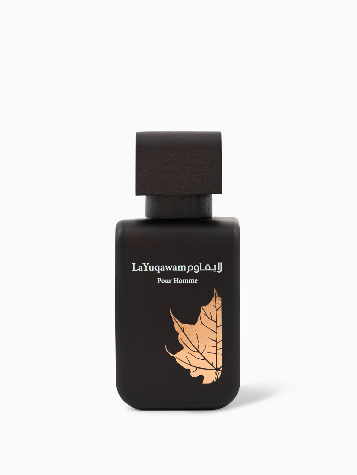 Rasasi La Yuqawam Pour Homme 75ml fragrance bottle for him — raspberry • saffron • leather